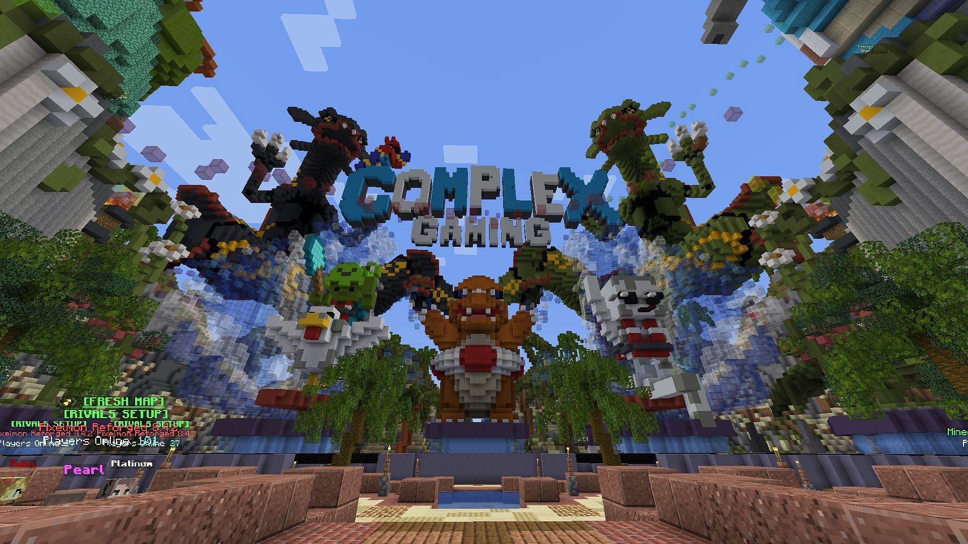 Complex Gaming server is quickly gaining a lot of popularity (Image via Minecraft 1.19)