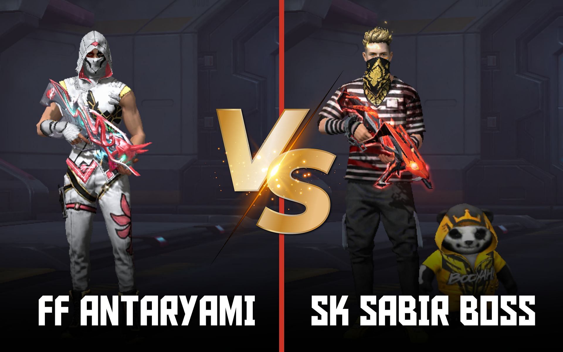 FF Antaryami and SK Sabir Boss are Indian Free Fire YouTubers (Image via Sportskeeda)