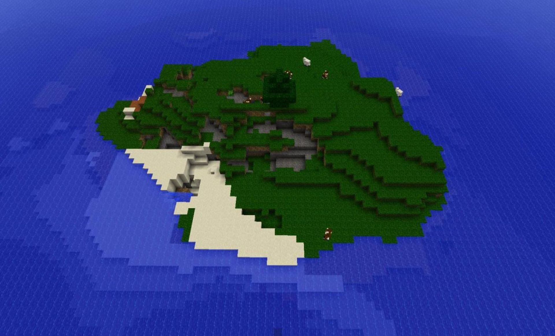 Survival Island (Image via Planet Minecraft)