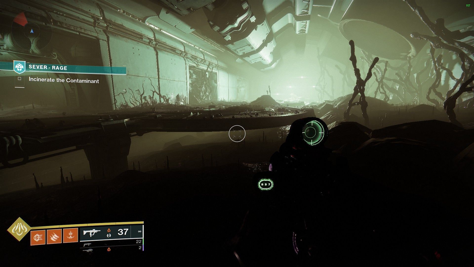 Platform in the infested room (Image via Bungie)
