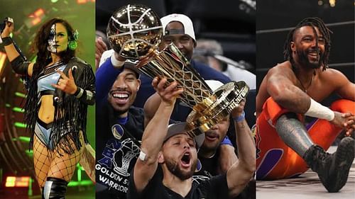 All Elite Wrestling stars reacted to The Warriors' latest NBA Championship win!