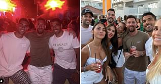 "Boys of summer" - Barcelona post photo of Lionel Messi, Luis Suarez and Ferran Torres holidaying together at Ibiza