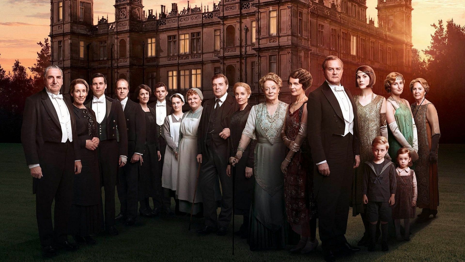 The cast of Downton Abbey (Image via Carnival Films)