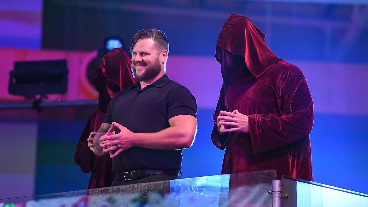 Joe Gacy is recently accompanied by the creepy hooded figures to taunt the NXT Champion