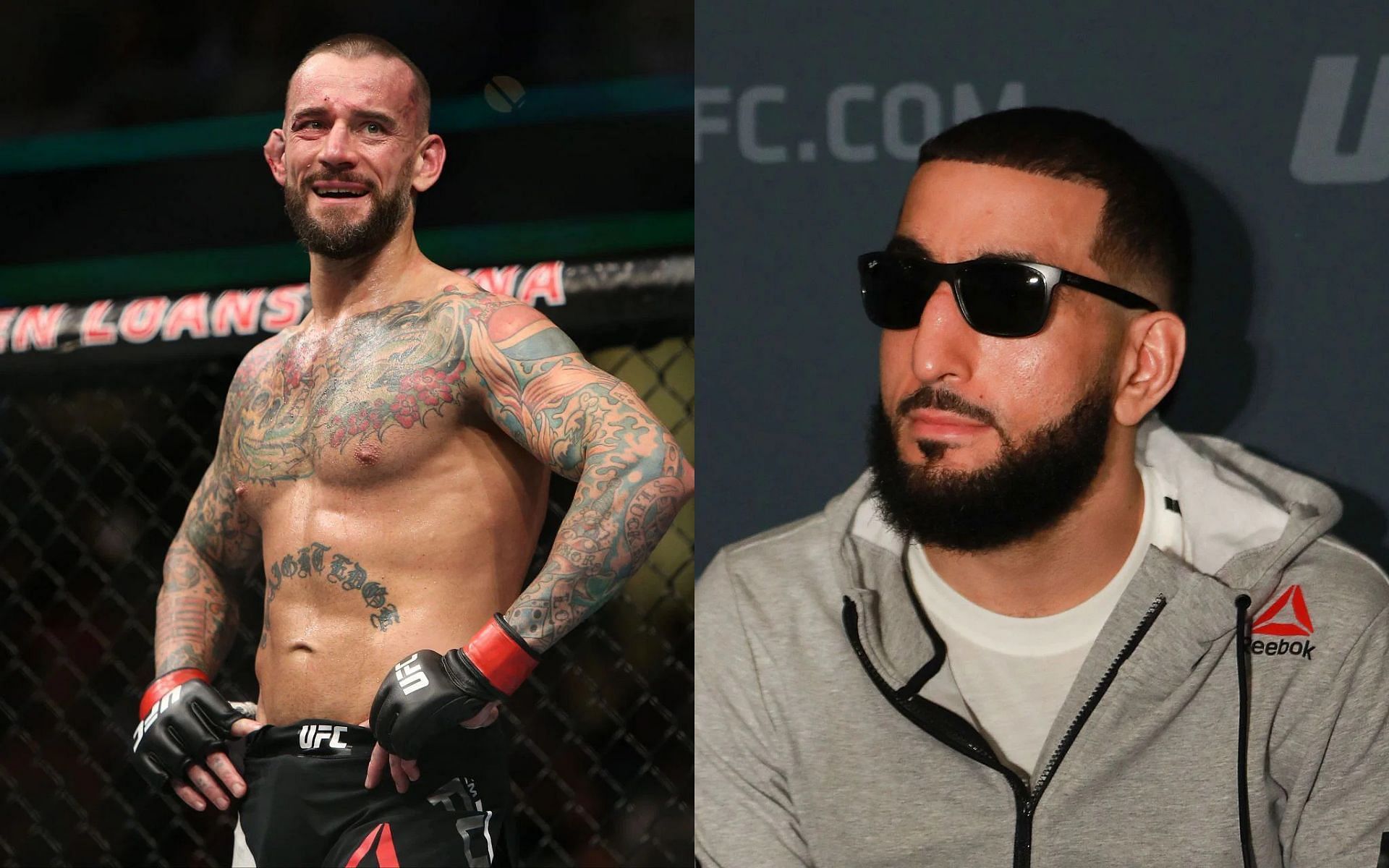 CM Punk (left) and Belal Muhammad (right) [Images courtesy of Getty]
