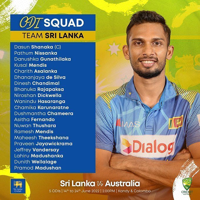 Wanindu Hasaranga Returns As Sri Lanka Announce 21 Man Squad For 5