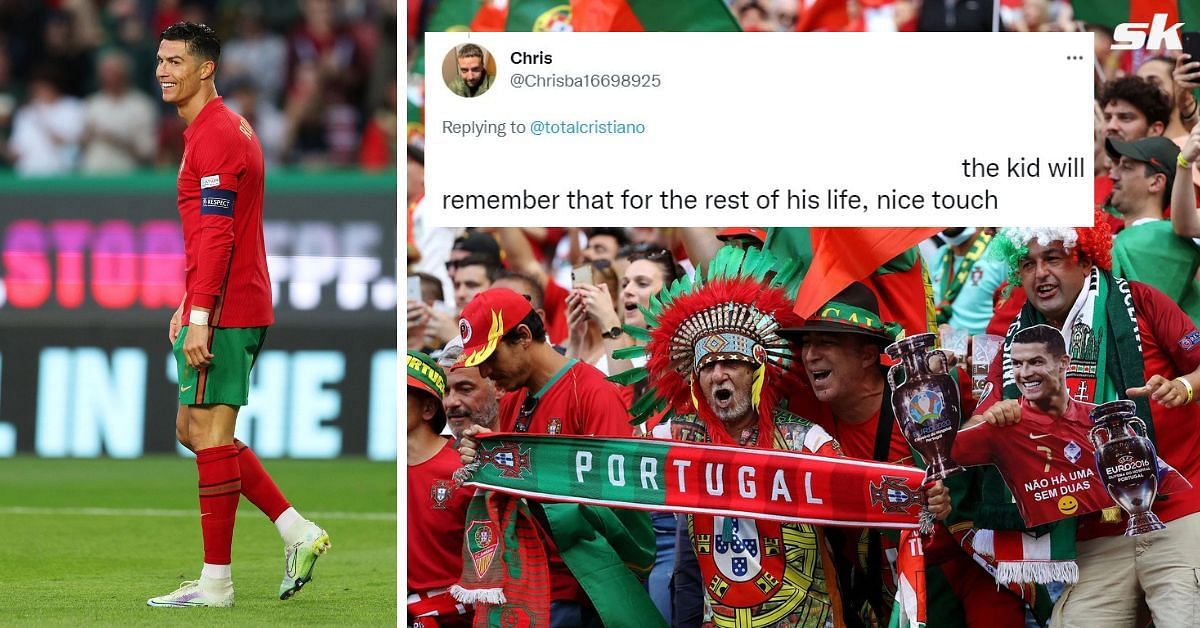 Portugal fans praise Cristiano Ronaldo for his gesture towards a ballboy