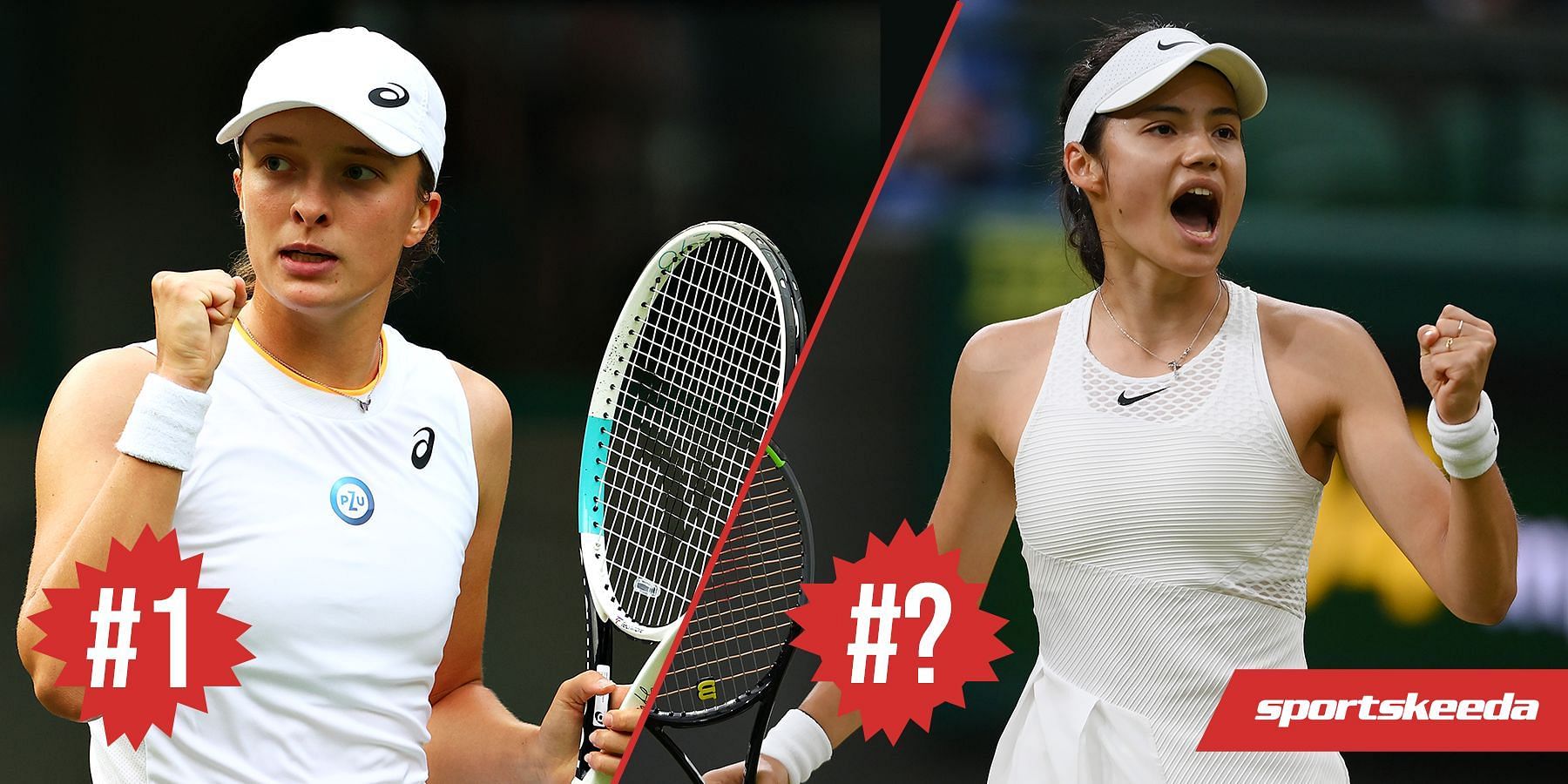 Iga Swiatek and Emma Raducanu are among the Top 10 seeds at Wimbledon