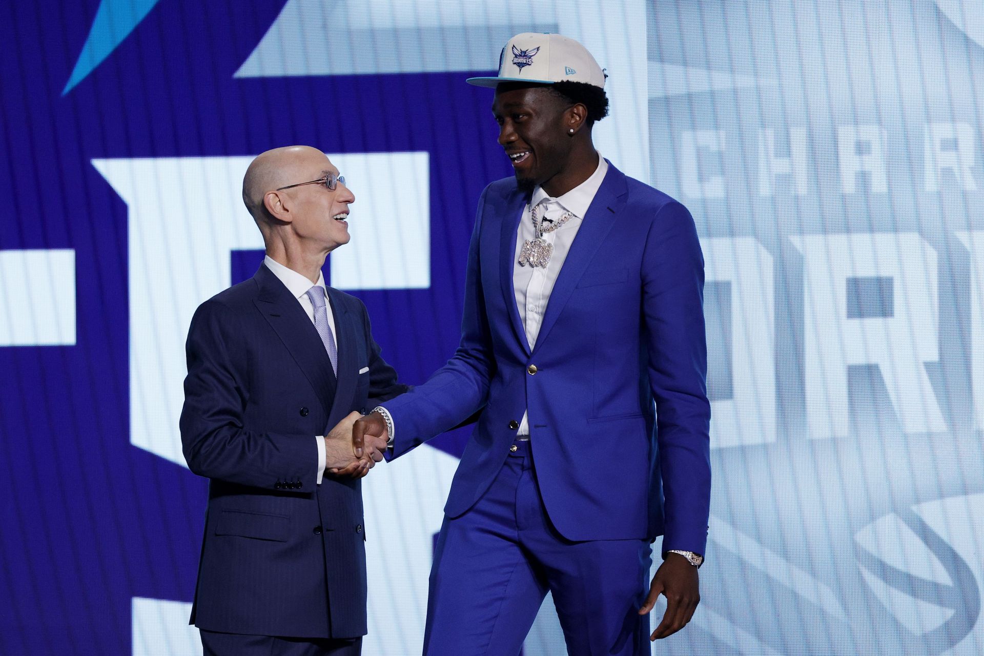 Duke freshman big man Mark Williams during the NBA draft