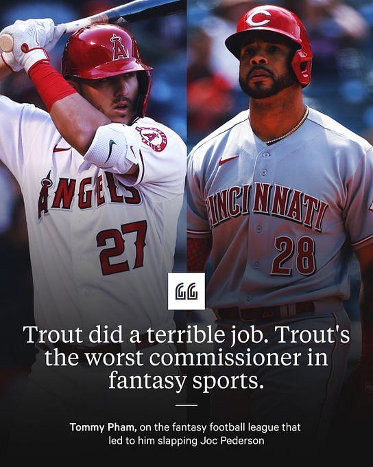 Tommy Pham Calls Mike Trout 'the Worst Commissioner in Fantasy Sports' -  Sports Illustrated