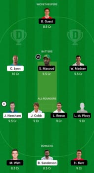 NOR vs DER Dream11 Prediction - Vitality T20 Blast