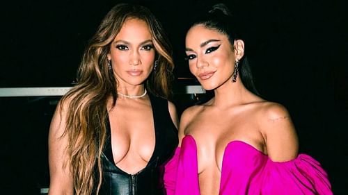 Vanesssa Hudgens and Jennifer Lopez at MTV Movie and TV Awards.