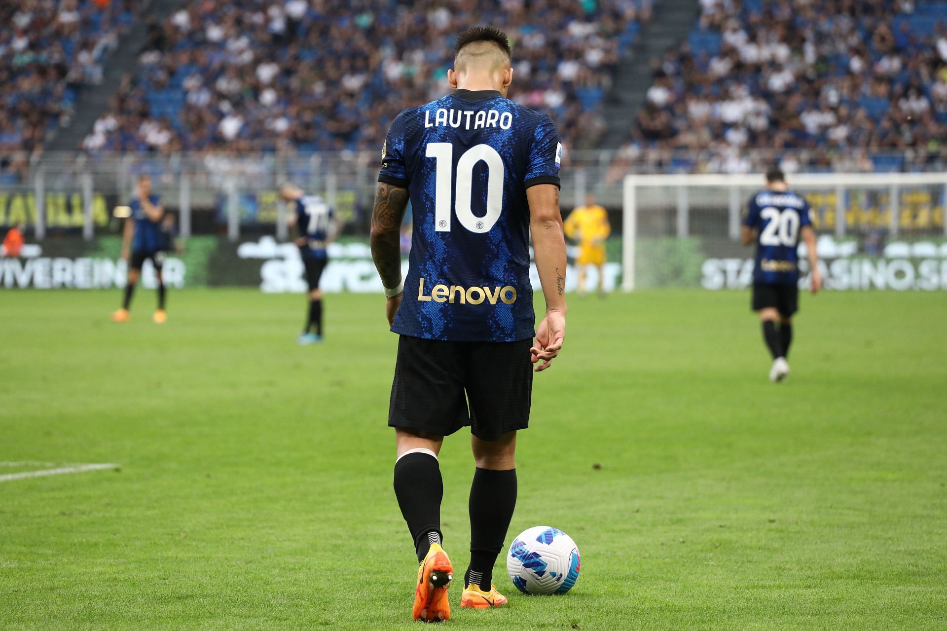 Martinez scored 21 league goals for Inter Milan last season.