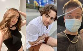 “Shut up dude!” - Mizkif reacts to CoolSlick stream sniping Pokimane and JakenBakeLIVE in South Korea