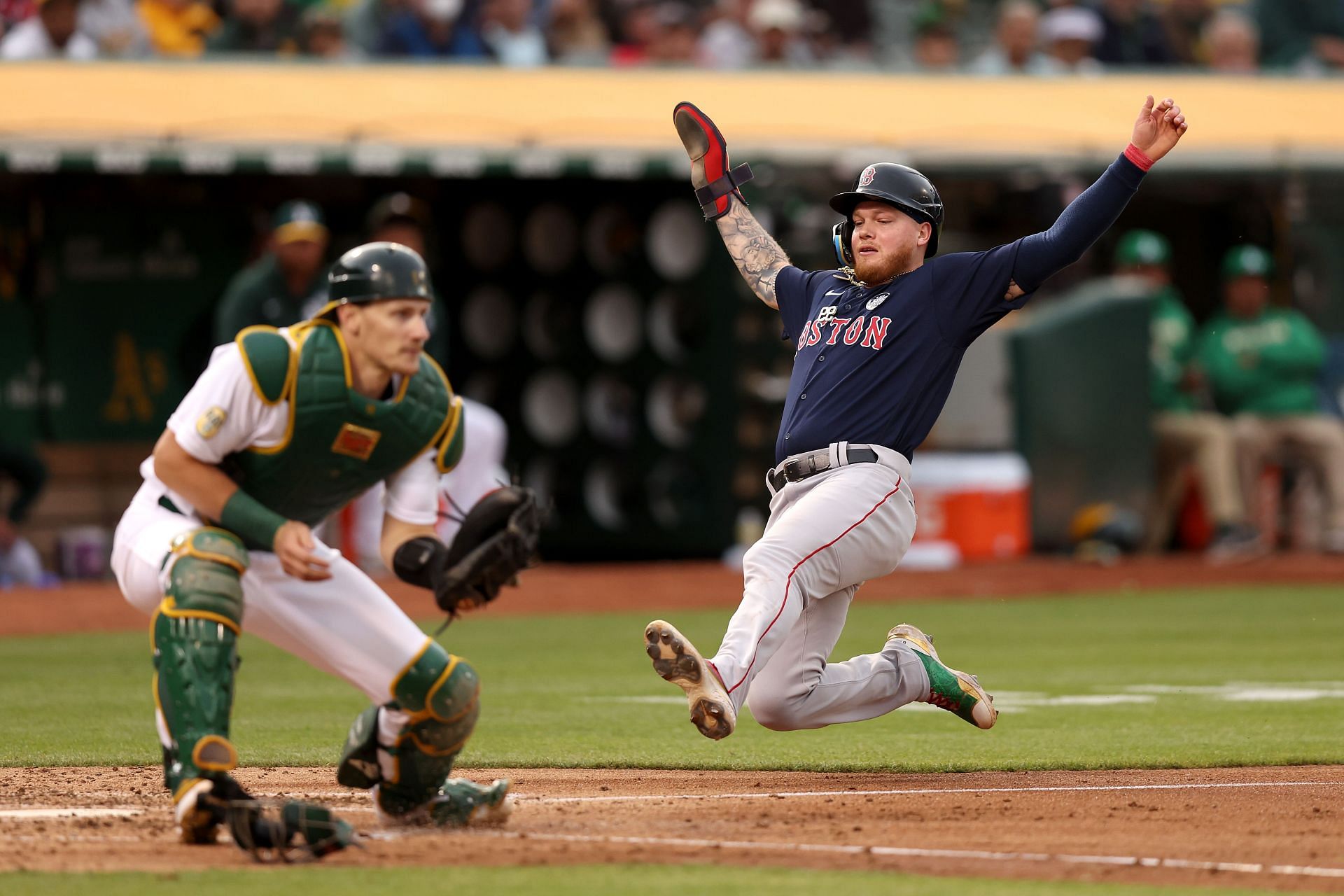 The Red Sox and Athletics square off on Tuesday.