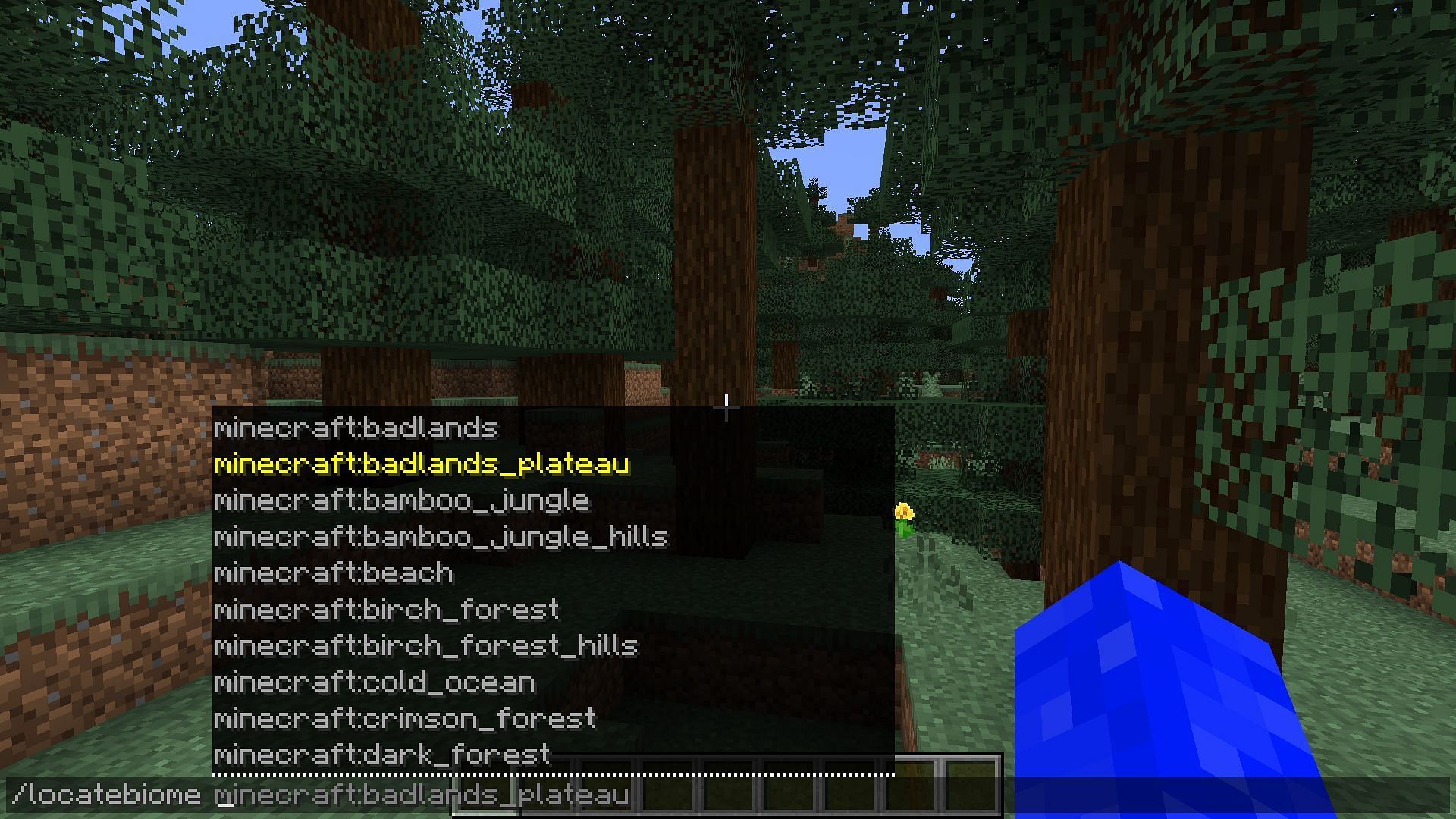 /locate has become one of the most useful commands for explorers in Minecraft (Image via /u MerryHeckmas on Reddit)
