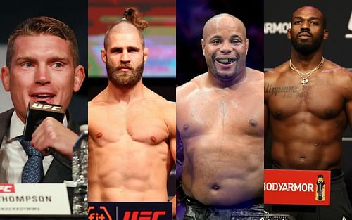 (From left to right) Stephen Thompson, Jiri Prochazka, Daniel Cormier and Jon Jones