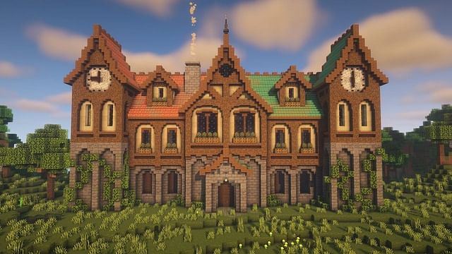 Building a mansion in Minecraft 1.19 update