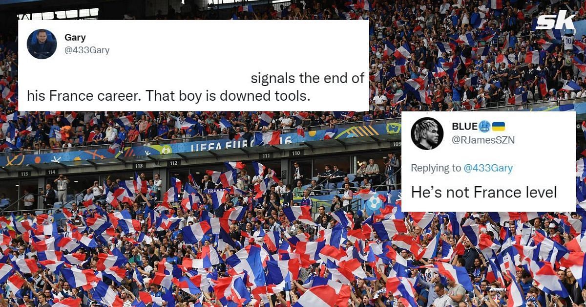 France fans slate defender following poor performance against Croatia