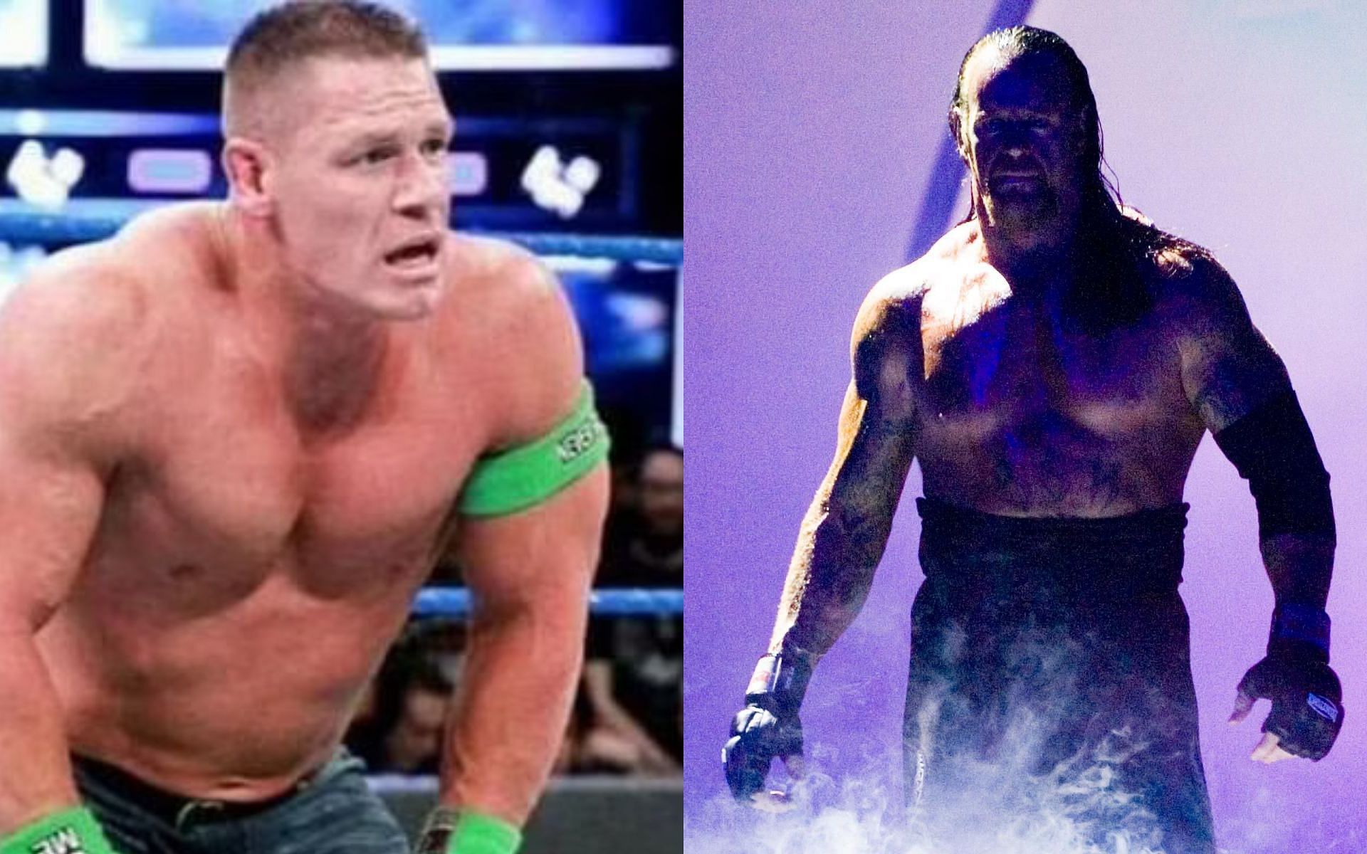 undertaker and john cena wallpaper