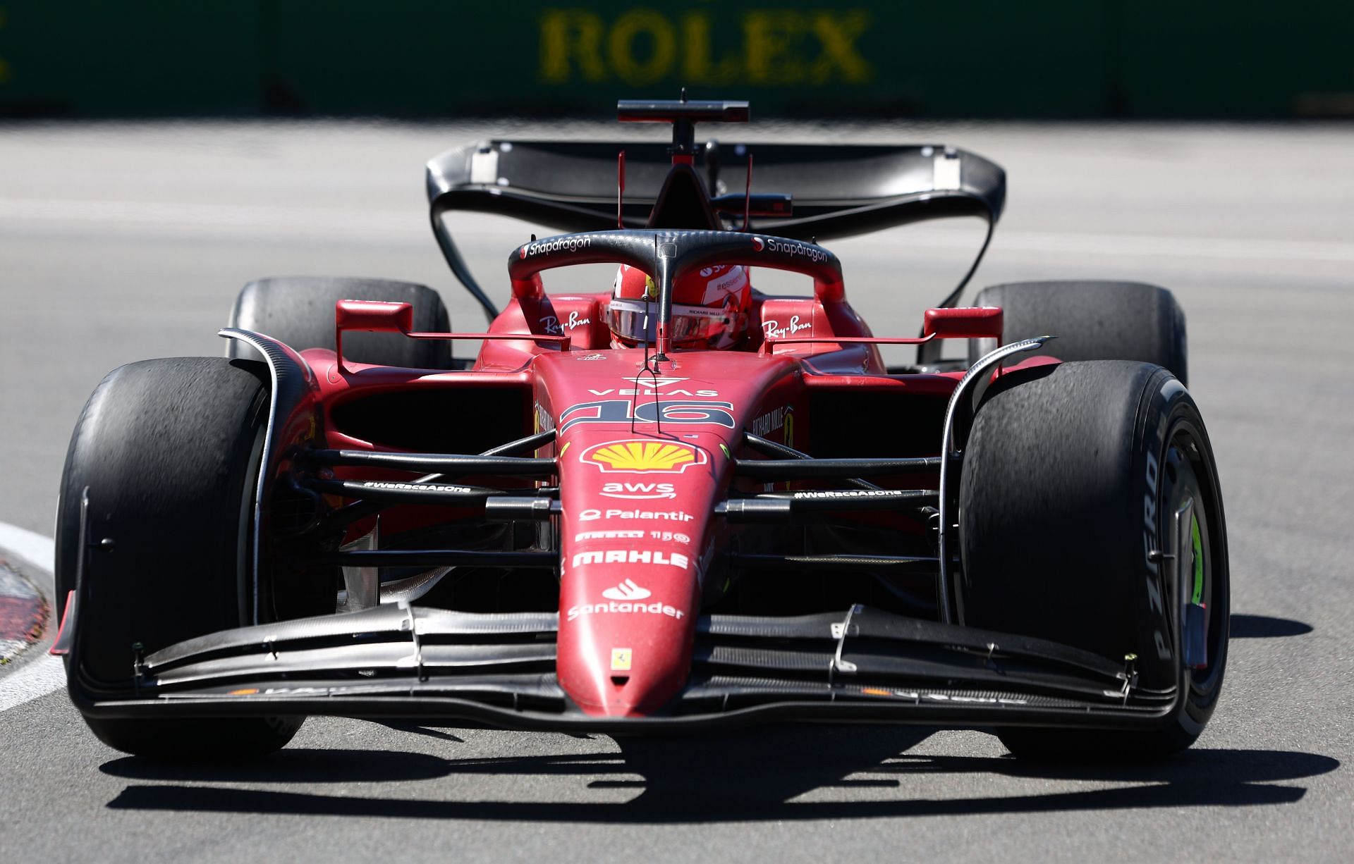 Charles Leclerc (16) managed to recover a decent P5 finish at the 2022 Canadian GP after starting from the back of the grid.