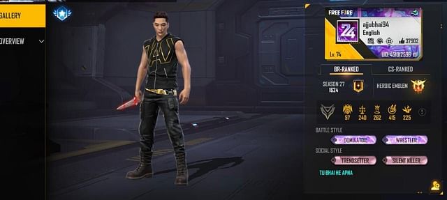 Ajjubhai's (Total Gaming) Free Fire Max ID, stats, K/D ratio, real name &  more details, Ajjubhai's (Total Gaming) की Free Fire Max ID, स्टैट्स, K/D  रेश्यो, रियल नाम और अन्य डिटेल्स