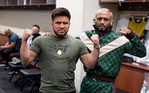 Henry Cejudo (left) and Deiveson Figueiredo (right) [Image Courtesy: @daico_deusdaguerra