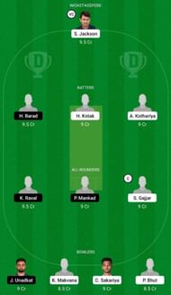 ZR vs GG Dream11 Fantasy Suggestion #1 - Saurashtra T20 2022.