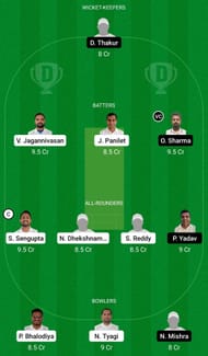 Dream11 Team for Moravian vs Prague Spartans - ECS T10 Czech Republic 2022.