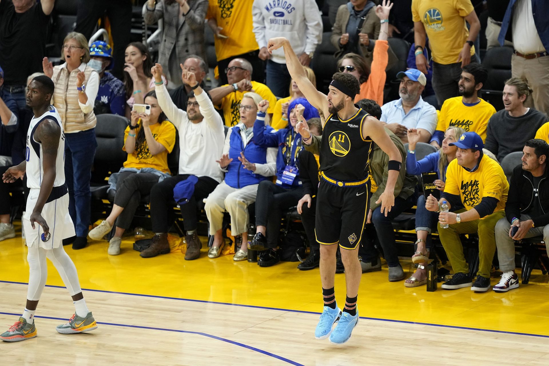 Klay Thompson during the Dallas Mavericks versus Golden State Warriors - Game 5