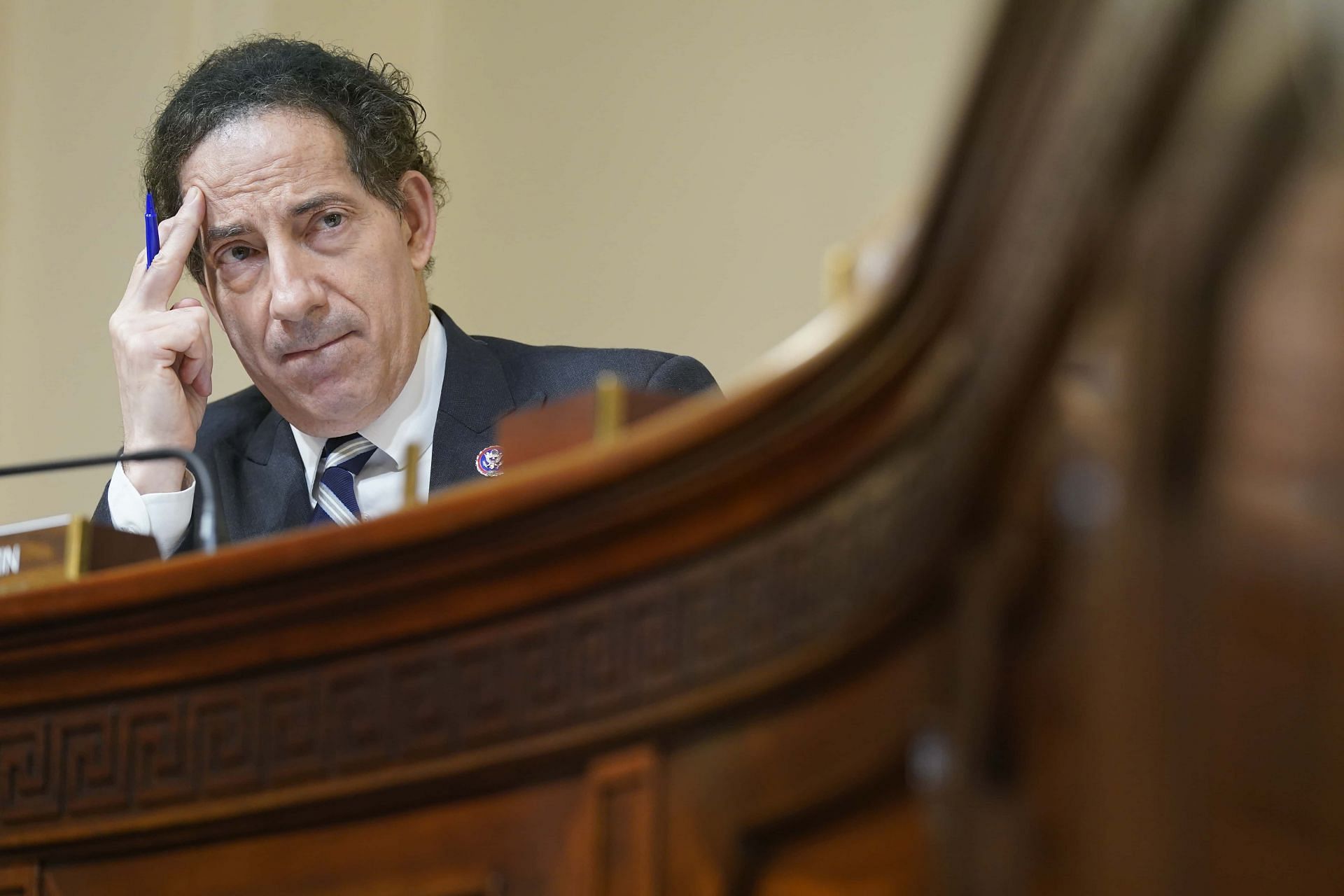 Jamie Raskin at a hearing investigating the Capitol Riots (Image via Andrew Harnik-Pool/Getty Images)