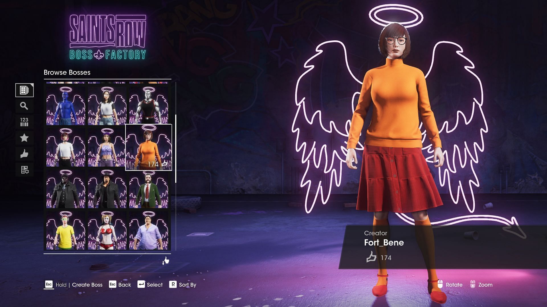 Players can get pretty creative (Screenshot from Saints Row: Boss Factory demo)