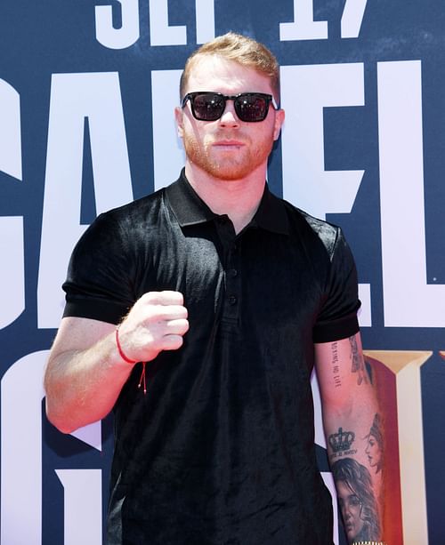 Canelo Alvarez at the recent press conference for the Golovkin fight