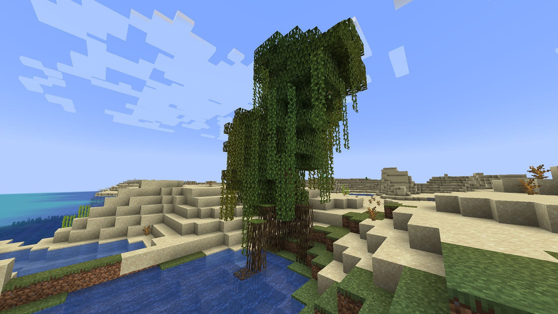 The tree can grow in any biome with the propagule (Image via Minecraft 1.19)