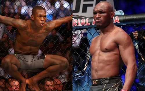 Israel Adesanya (left) and Kamaru Usman (right)