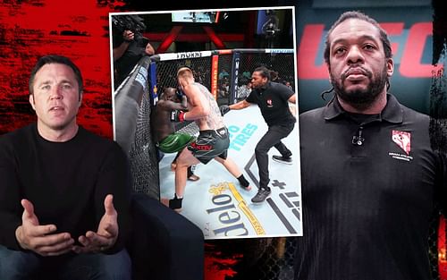 Chael Sonnen defends Herb Dean [Photo credit: @ufc on Instagram & YouTube.com]