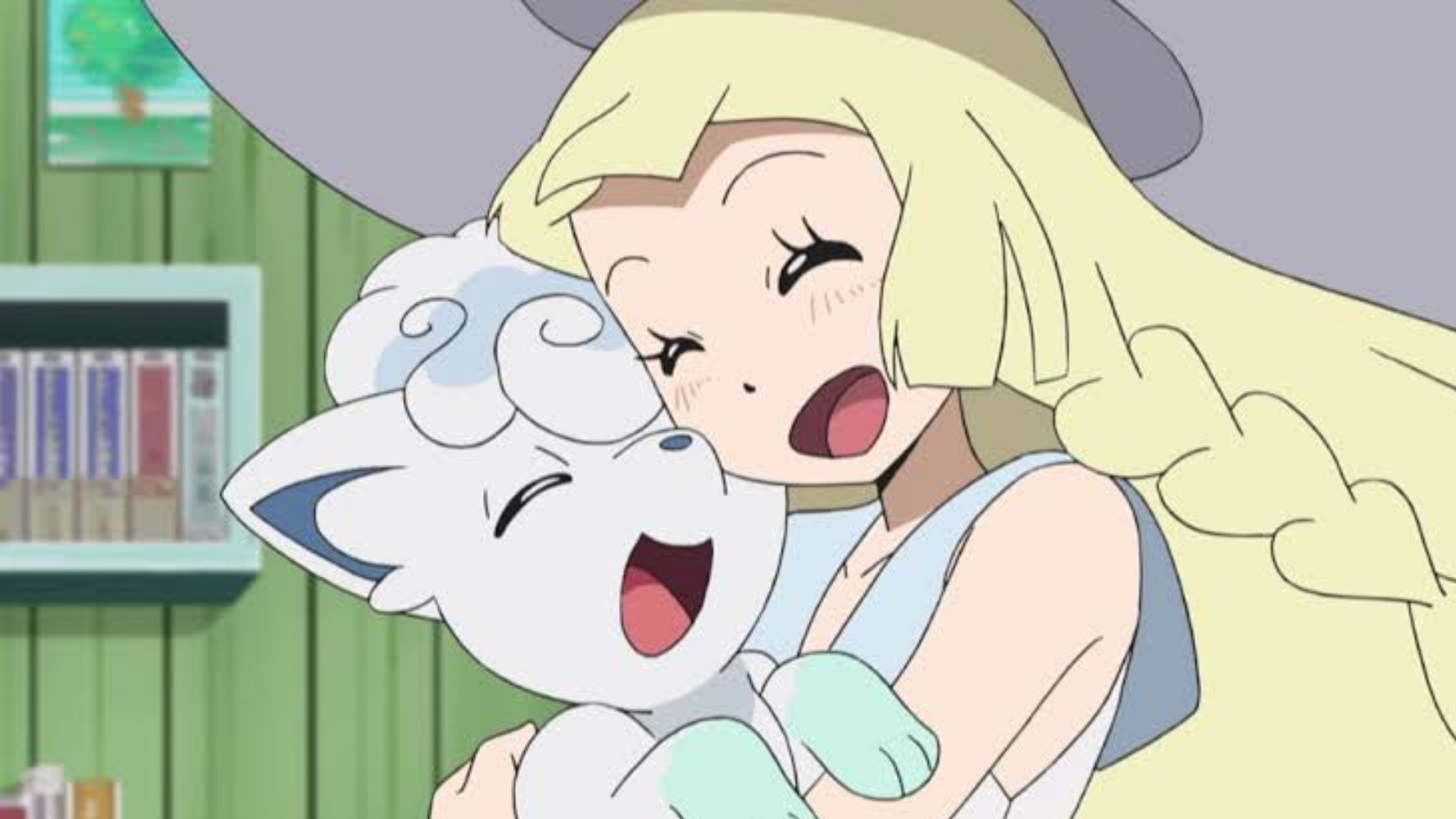 Alolan Vulpix helped her get over her fear (Image via OLM, Inc)