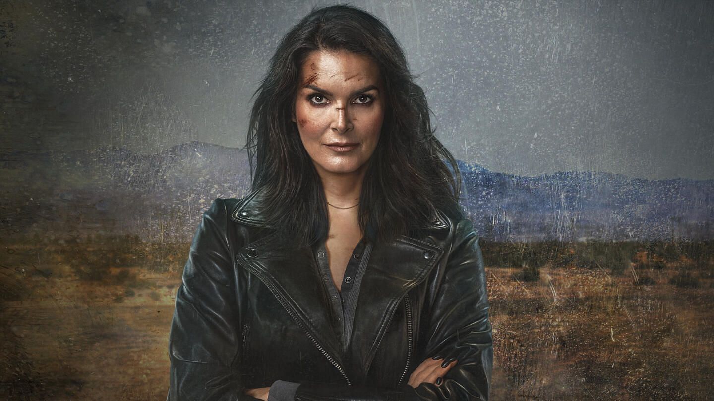 Angie Harmon in Buried in Barstow (Image via Lifetime)