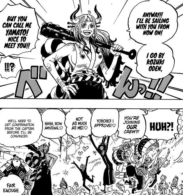 one piece will yamato join the straw hats