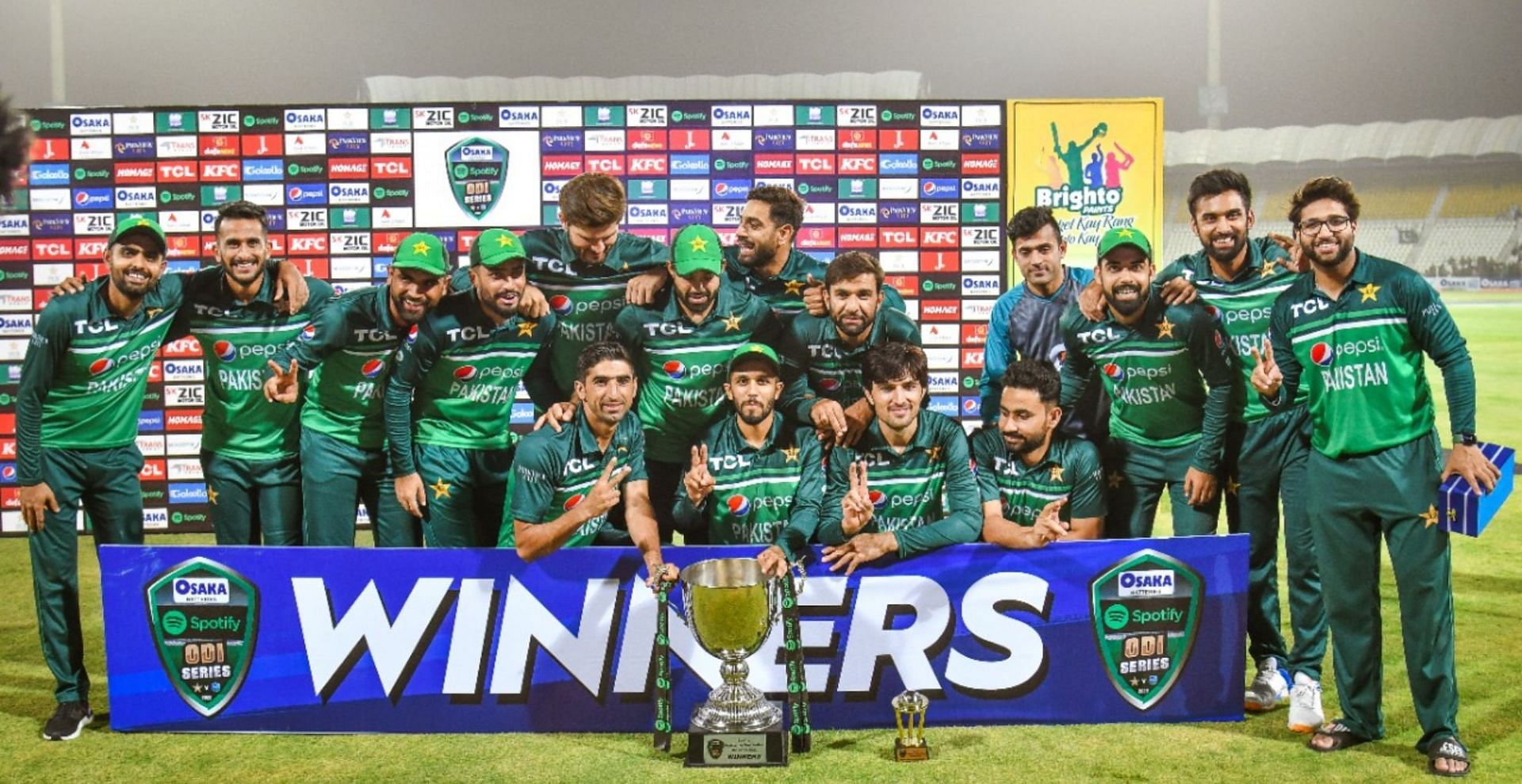 Pakistan won all three T20Is and as many ODIs against West Indies (Credits: Twitter)