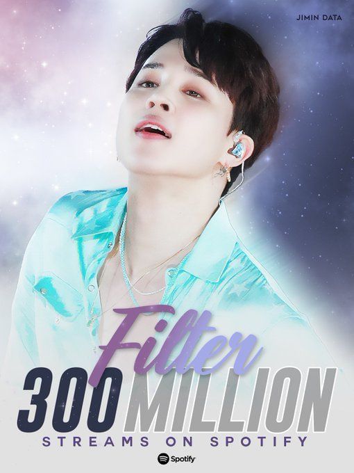BTS Jimin's Filter surpass 300 million Spotify streams