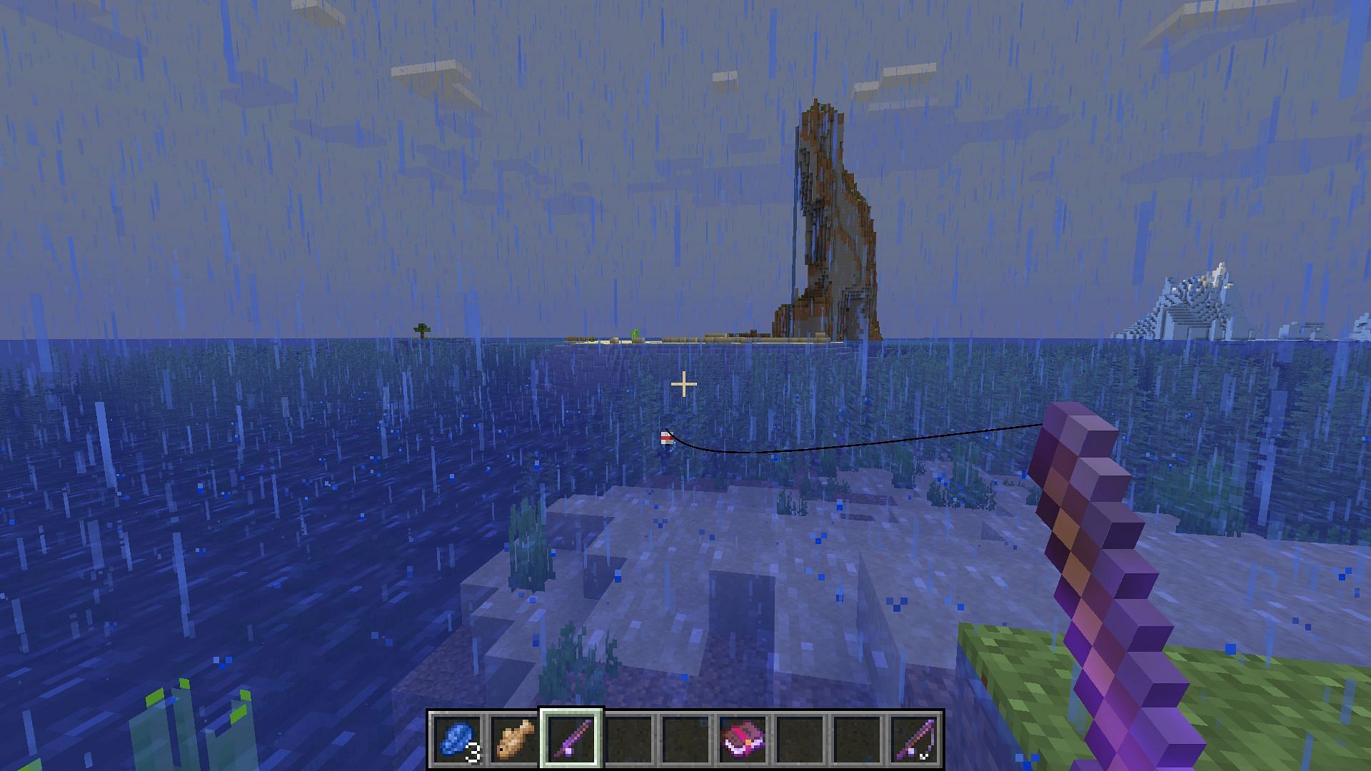 Weather and blocks affecting the wait time (Image via Minecraft 1.19)