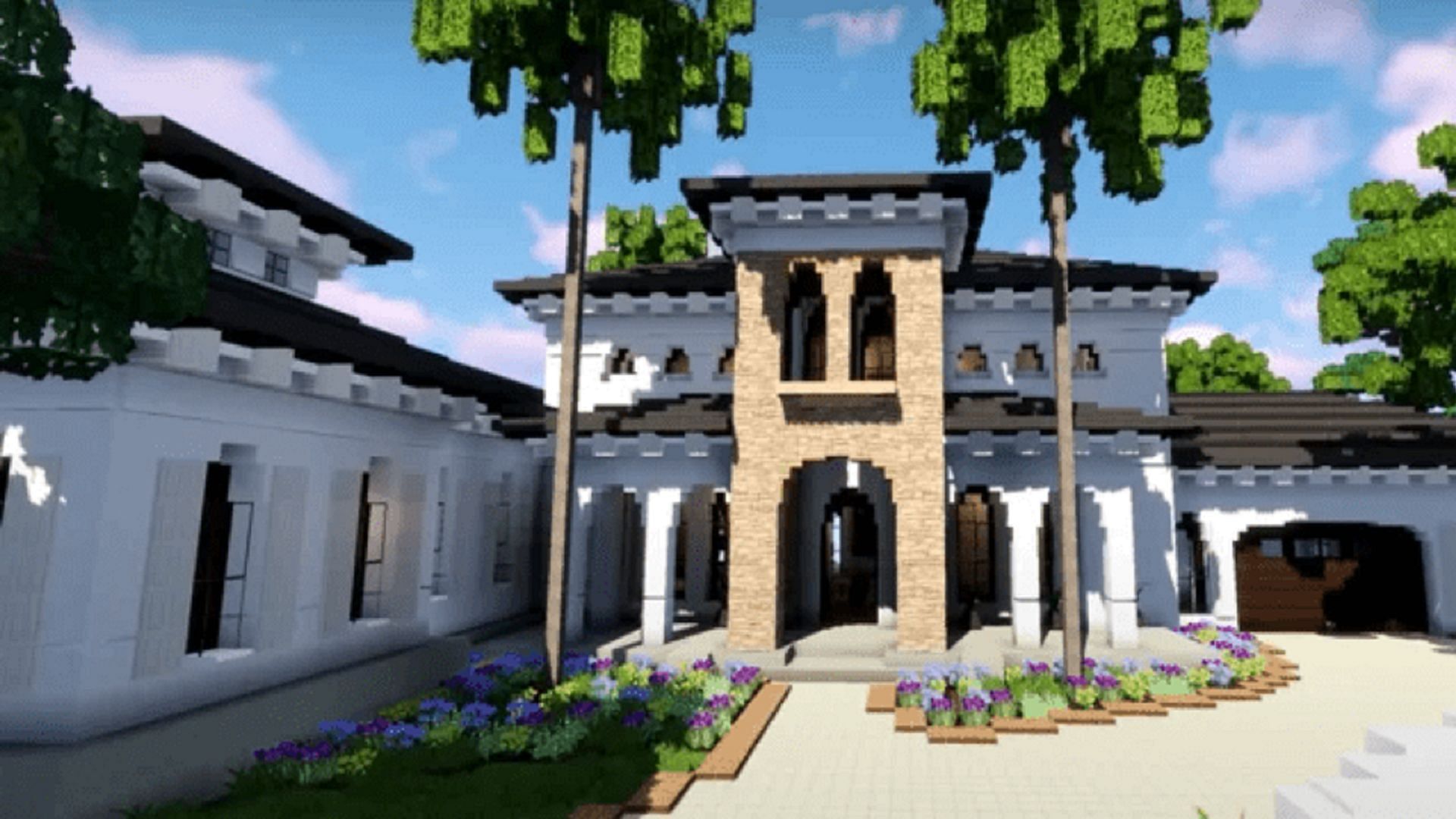 This mansion draws heavily from modern European design (Image via Keralis/YouTube)