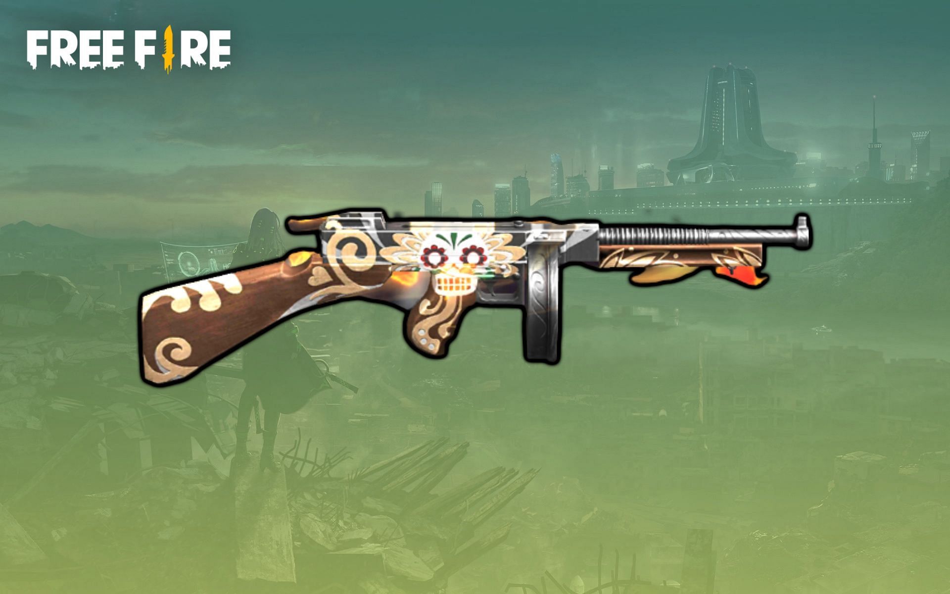Redeem codes can offer items like gun skins to the players (Image via Garena)