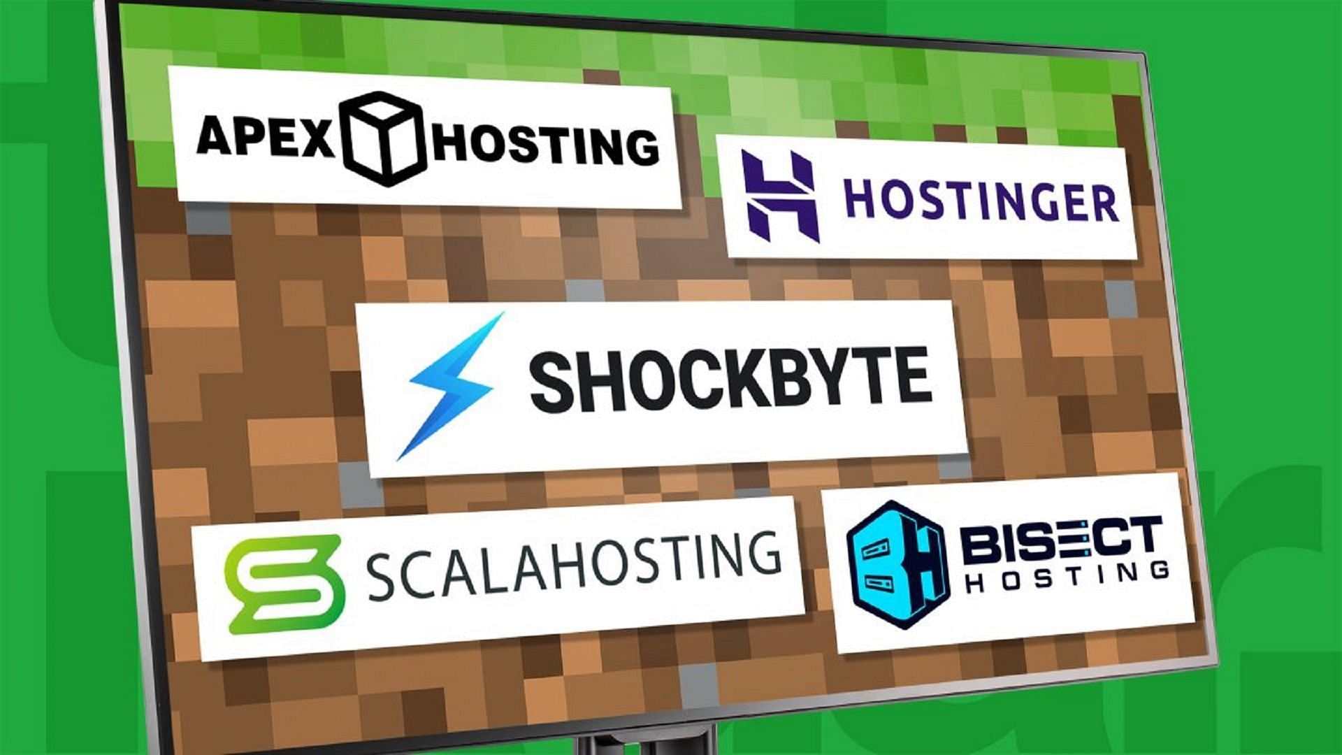 Various Minecraft server hosting sites (Image via Mojang)