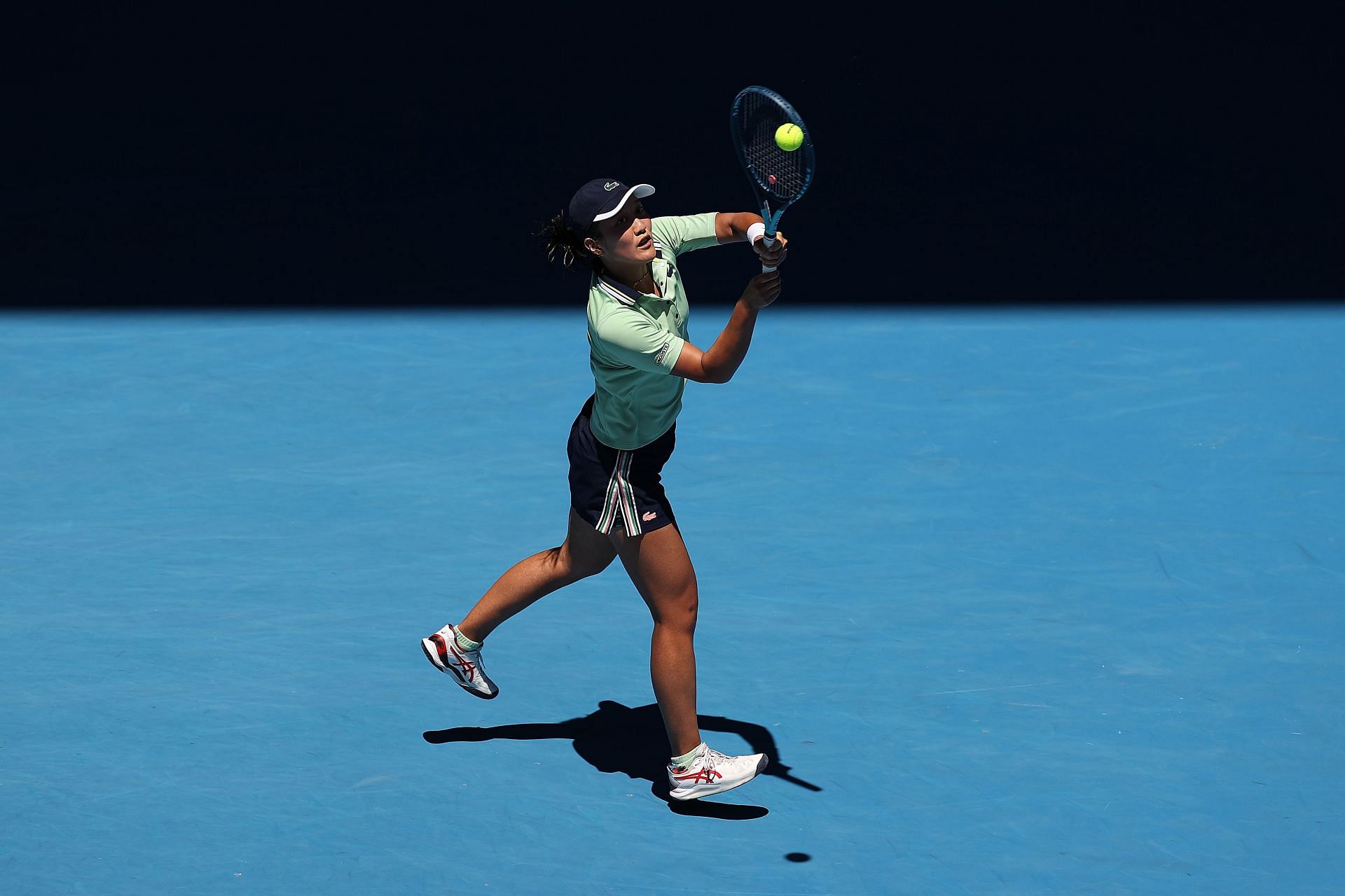 Harmony Tan in action at the 2022 Australian Open