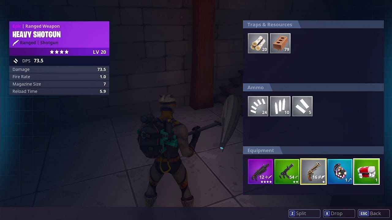 Picking right items for your inventory is the key to victory in Fortnite (Image via Epic Games)