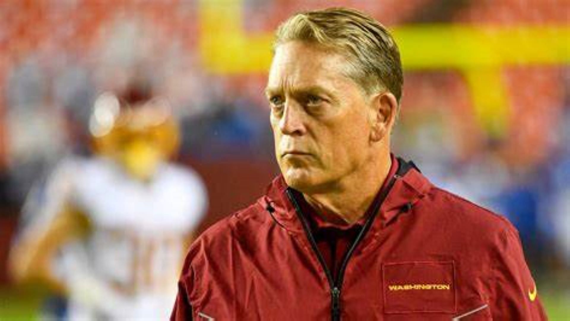 Washington Commanders defensive coordinator Jack Del Rio.