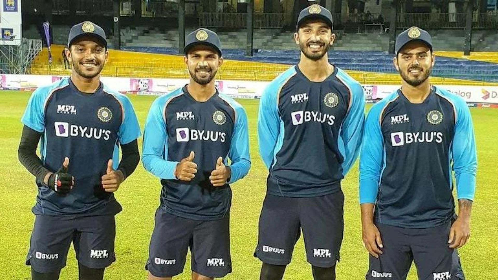 Players who made their T20I debut together for India against Sri Lanka last year. (P.C.:BCCI)