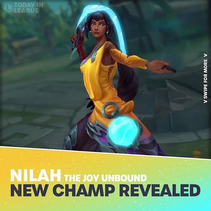 League Of Legends' Upcoming Champion Nilah, Release Date